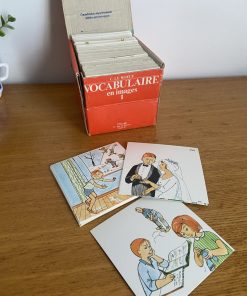 Cartes de vocabulaire edition vintage C. LE BOEUF (environ 300)