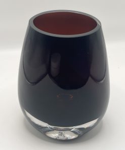 Vase scandinave pourpre technique Sommerso vers 1960